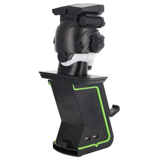 Soporte Cable Guy Call of Duty con figura de calavera en negro y verde - 10