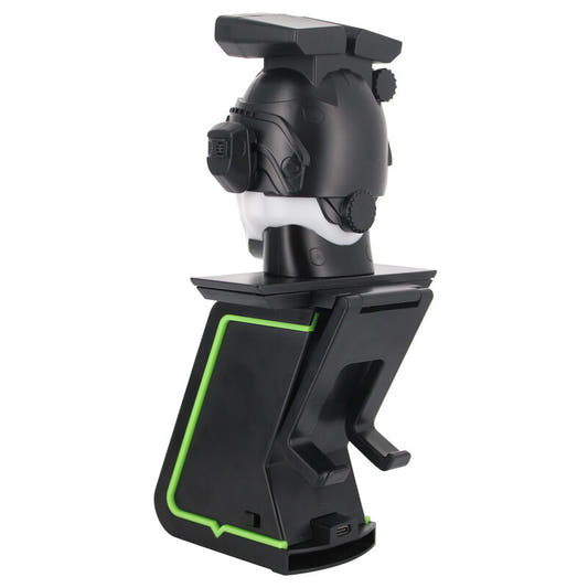Soporte Cable Guy Call of Duty con figura de calavera en negro y verde - 18
