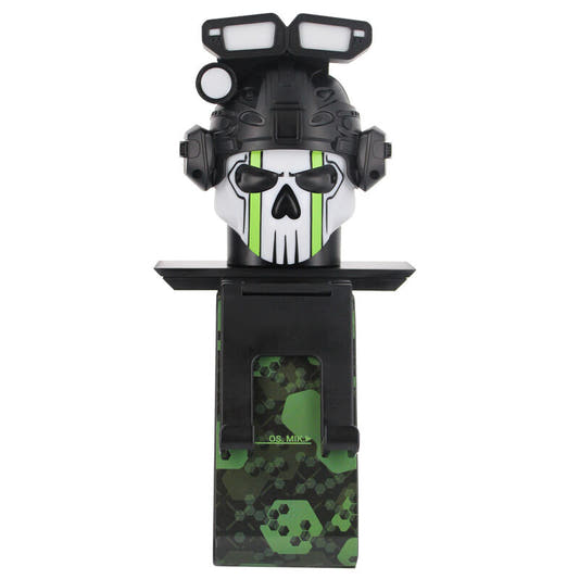 Soporte Cable Guy Call of Duty con figura de calavera en negro y verde - 22