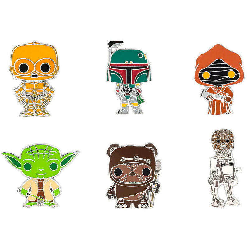 Blind box de pin Star Wars Loungefly con diseños de personajes - 2