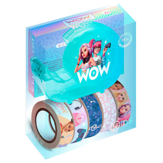 Blíster WOW Generation con seis cintas decorativas y dispensador - 2