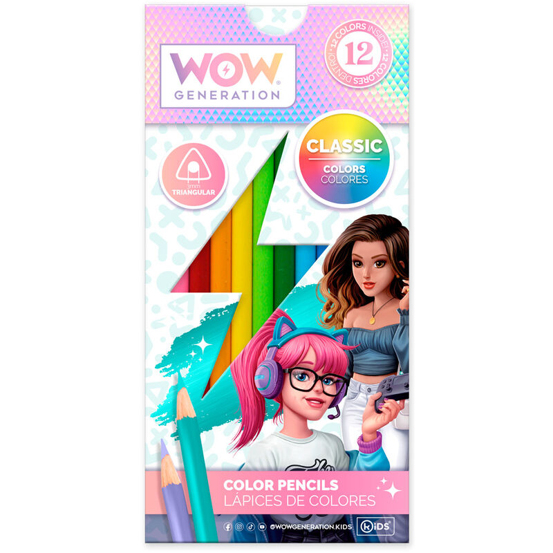 Set WOW Generation con 48 lápices de colores y libreta - 6