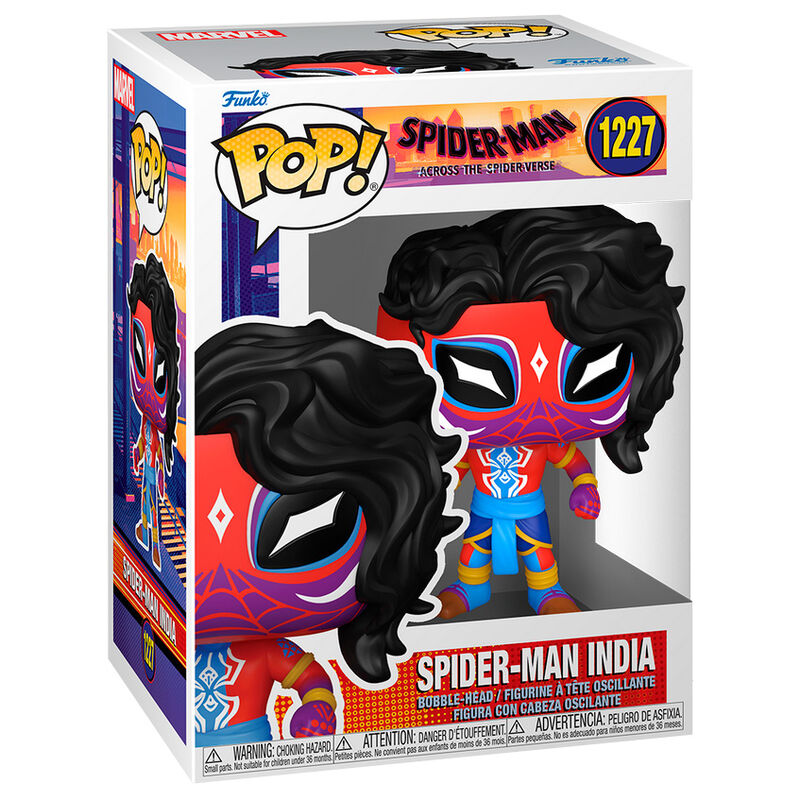 Figura Funko POP! de Spider-Man India con traje multicolor - 2
