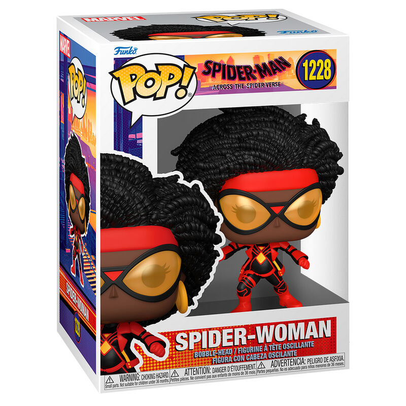 Figura Funko POP! de Spider-Woman con traje negro y rojo - 2