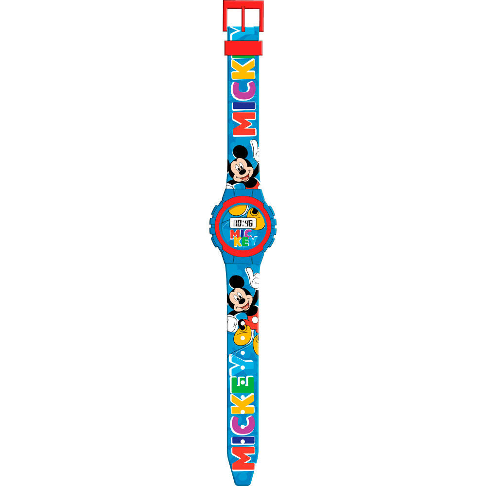 Reloj digital Disney Mickey Mouse azul y rojo - 2