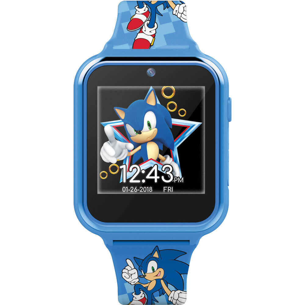 Reloj inteligente azul de Sonic The Hedgehog con cámara y pantalla táctil - 3