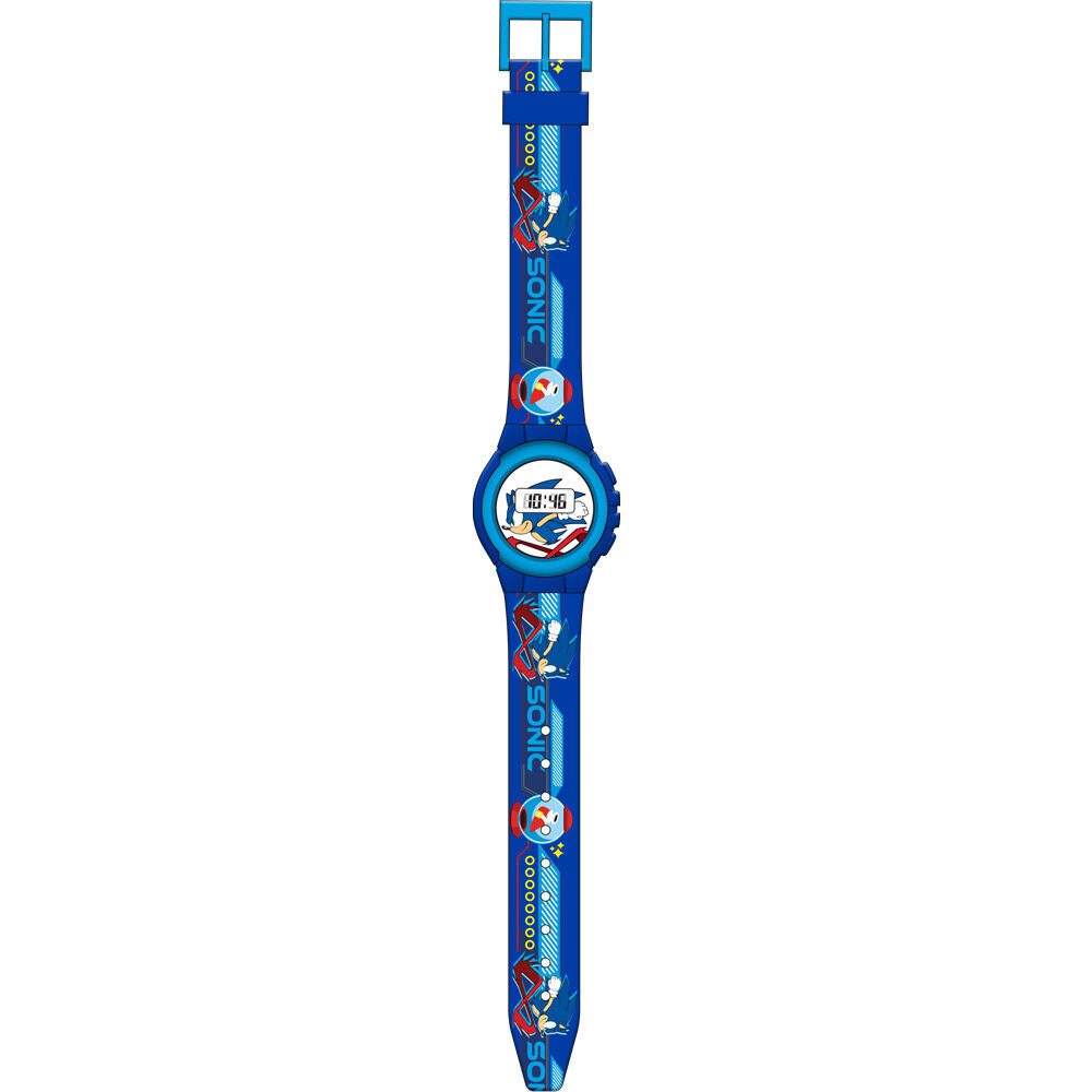Reloj digital azul y amarillo de Sonic The Hedgehog - 2