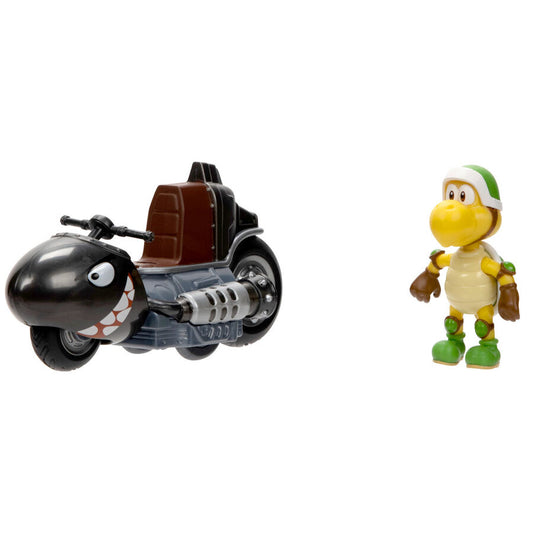 Figura de Koopa Troopa con kart de carreras de Super Mario Bros. - 7
