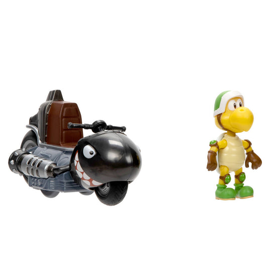 Figura de Koopa Troopa con kart de carreras de Super Mario Bros. - 4