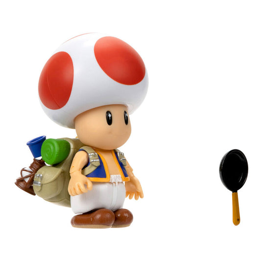 Figura de Toad de Super Mario Bros. Movie de 13 cm con sartén - 5