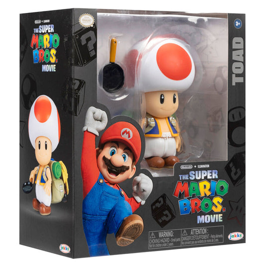 Figura de Toad de Super Mario Bros. Movie de 13 cm con sartén - 7