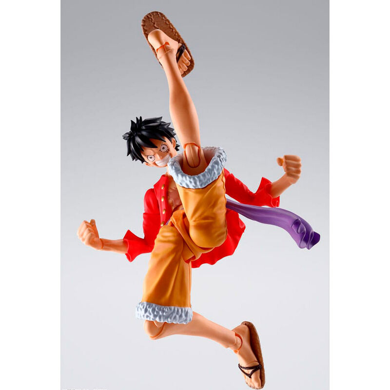 Figura articulada de Monkey D. Luffy de One Piece con sombrero de paja - 4