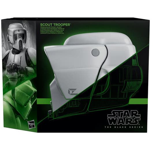 Casco electrónico blanco y negro de Scout Trooper de Star Wars - 2