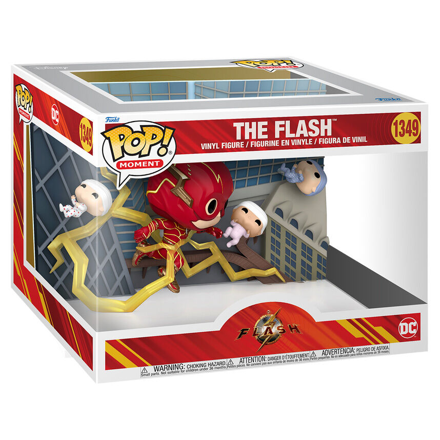 Figura Funko POP! Moments de The Flash rescatando bebés - 2