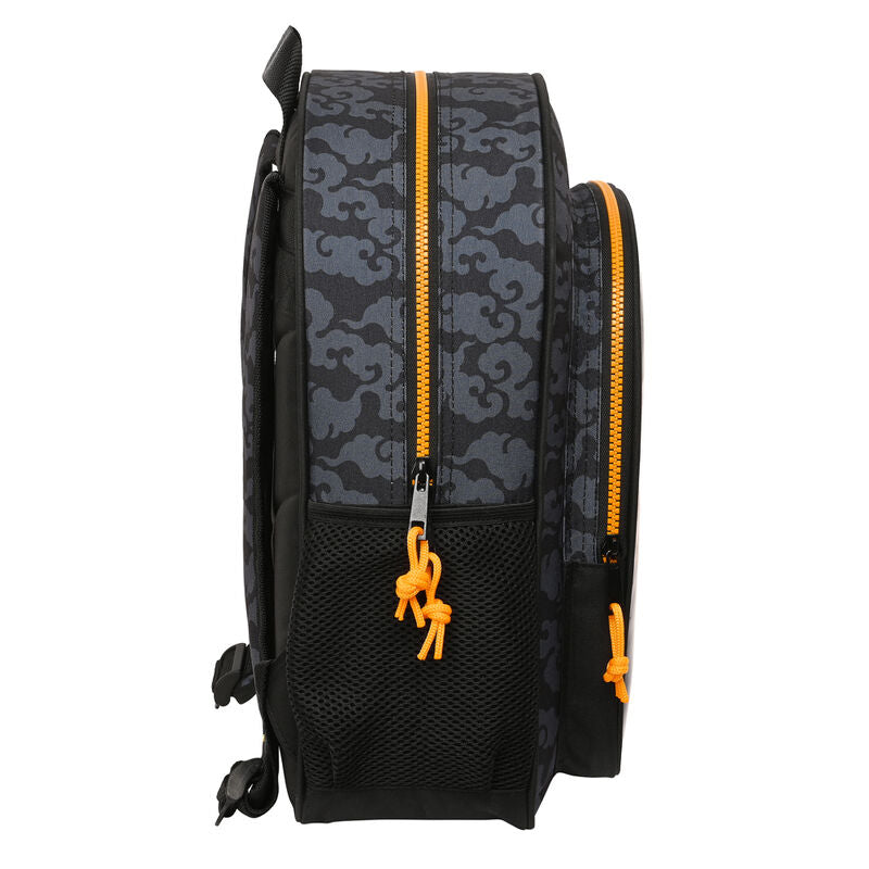 Mochila Naruto SAFTA negra con estampado de Naruto y bolsillos laterales - 3