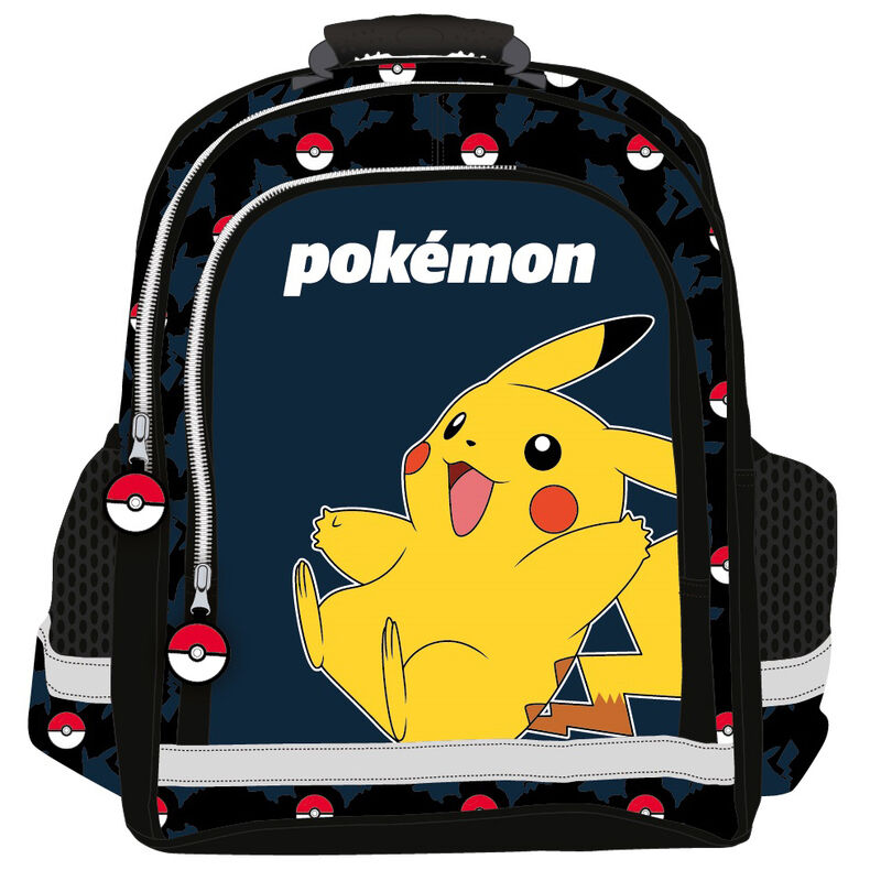 Mochila Pokémon SAFTA con Pikachu y estampado de Poké Ball