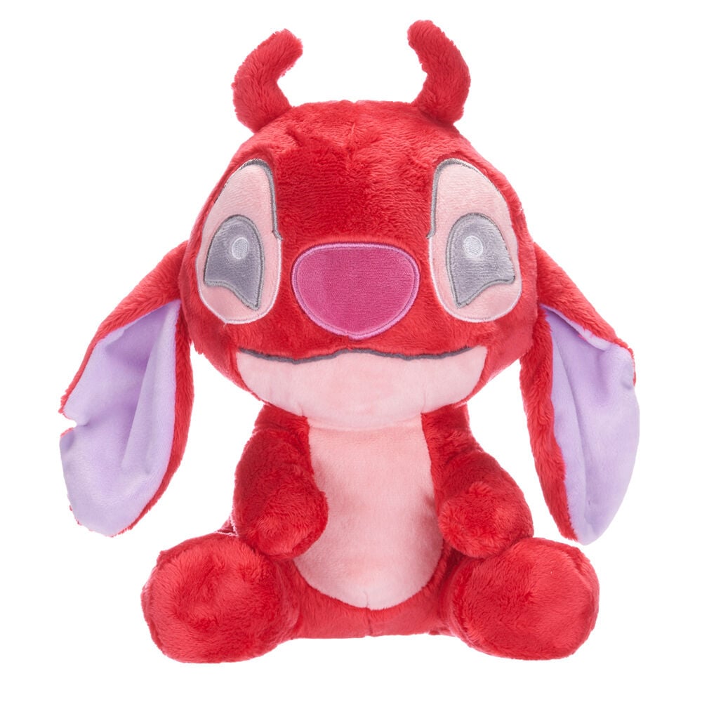 Peluche Stitch Snuggletime Leroy rojo de 23 cm