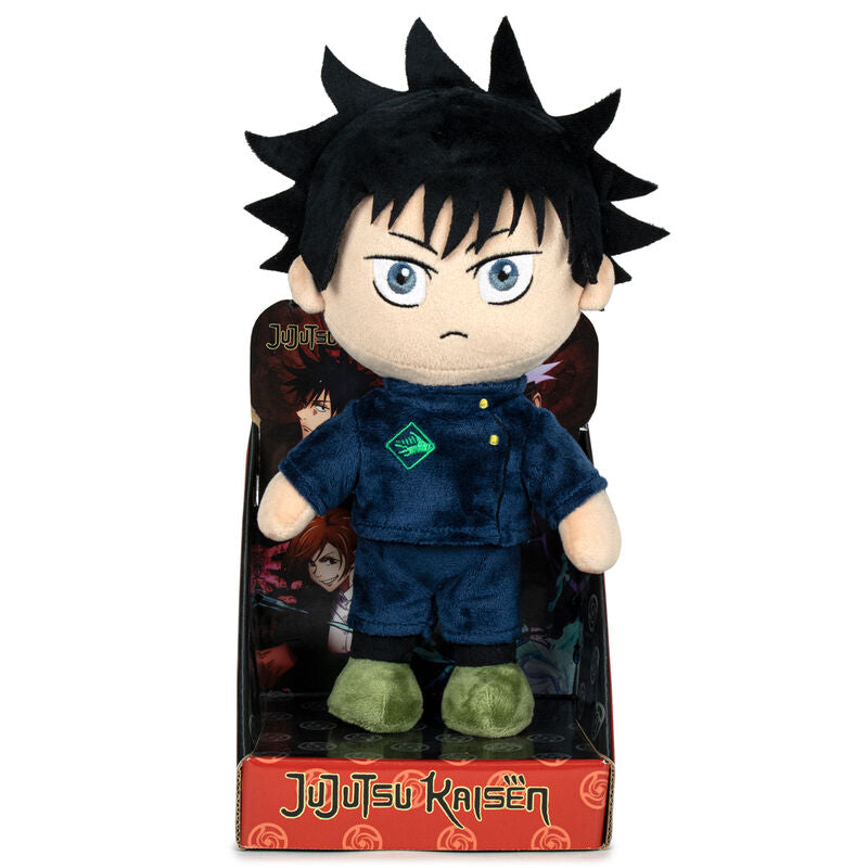 Peluche de Megumi de Jujutsu Kaisen con uniforme azul marino