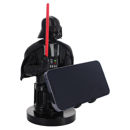Soporte Cable Guy de Darth Vader con sable de luz rojo - 17