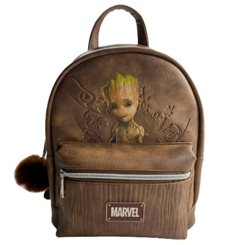 Mochila marrón de Groot de Guardianes de la Galaxia Marvel