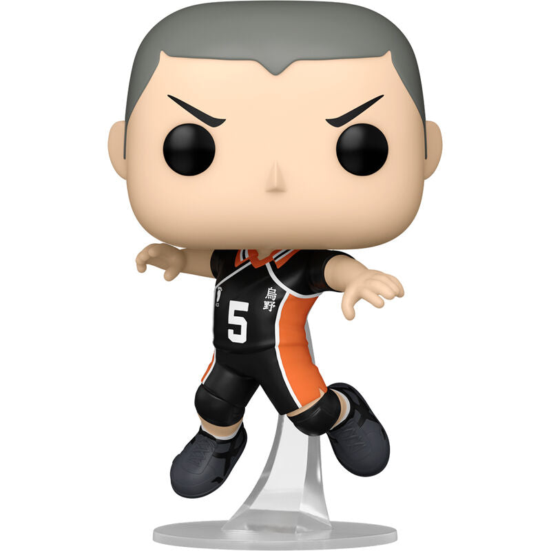 Figura Funko POP! de Ryunosuke Tanaka de Haikyu!! en caja con ventana - 2