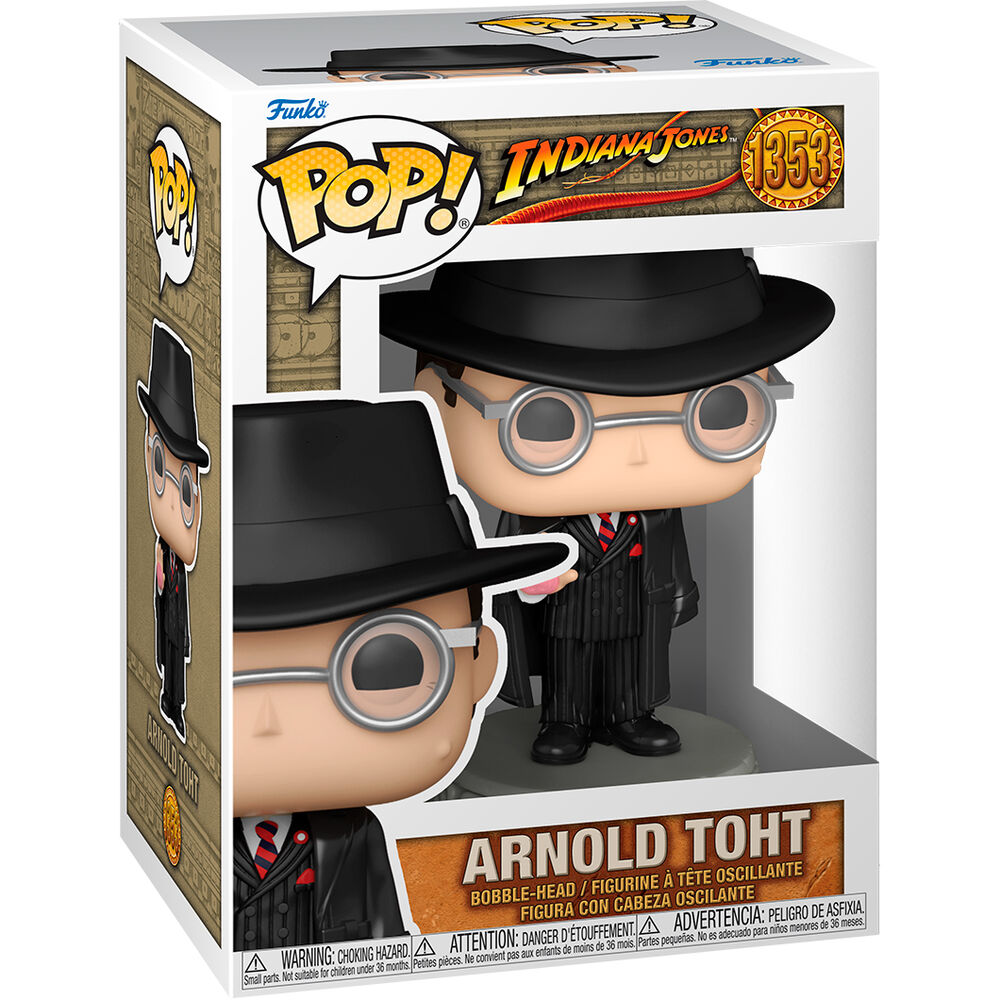 Figura Funko POP! de Arnold Toht de Indiana Jones con sombrero y gafas - 2