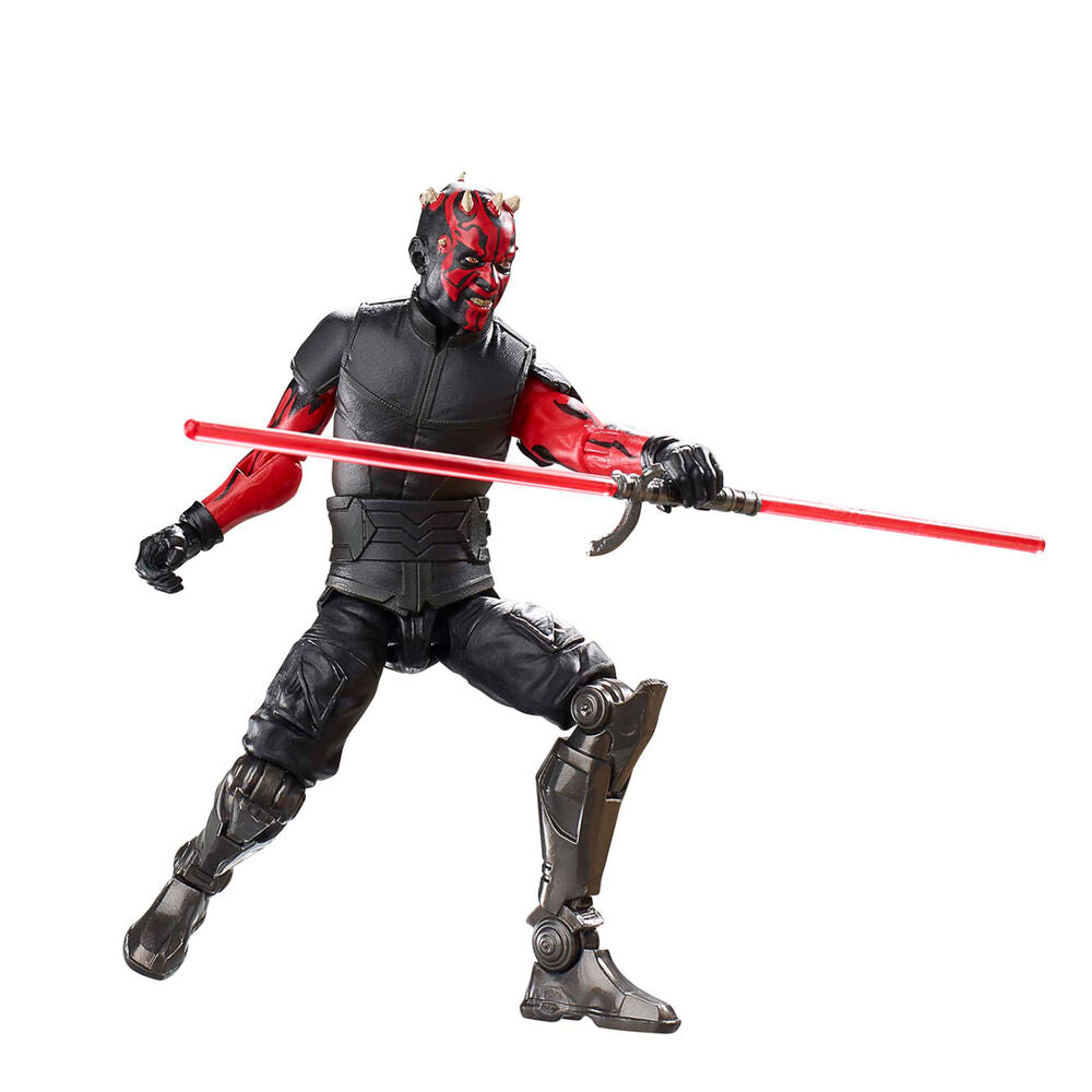 Figura articulada de Darth Maul Star Wars con sable de luz rojo - 8