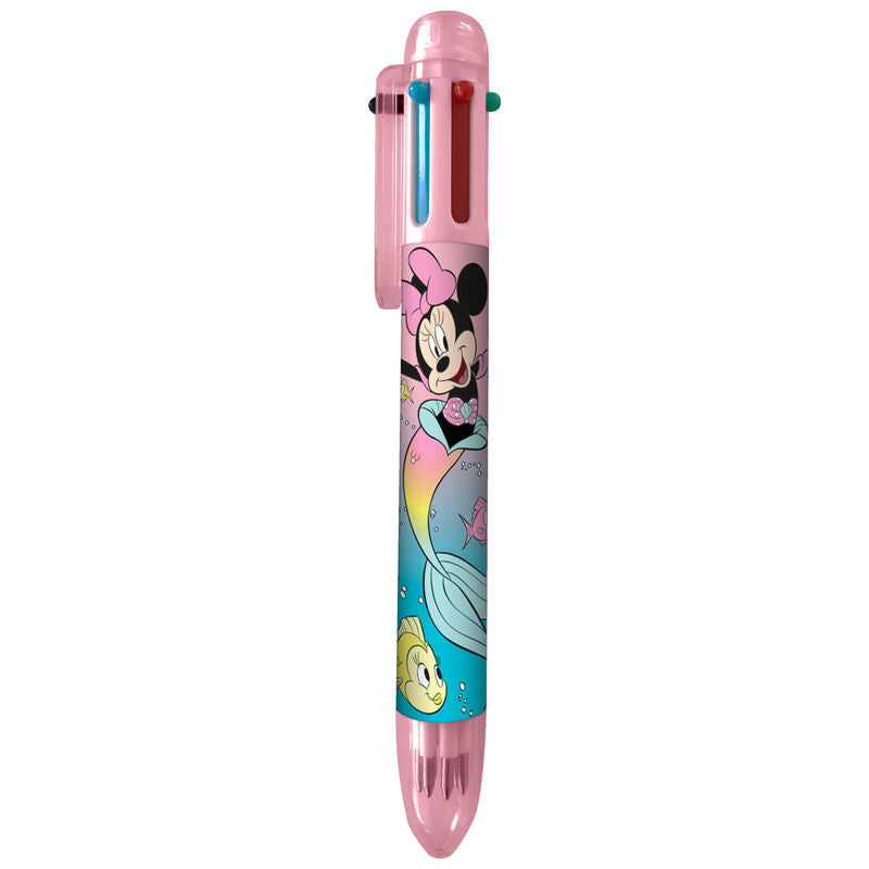 Bolígrafo rosa de 6 colores con Minnie Disney - 2