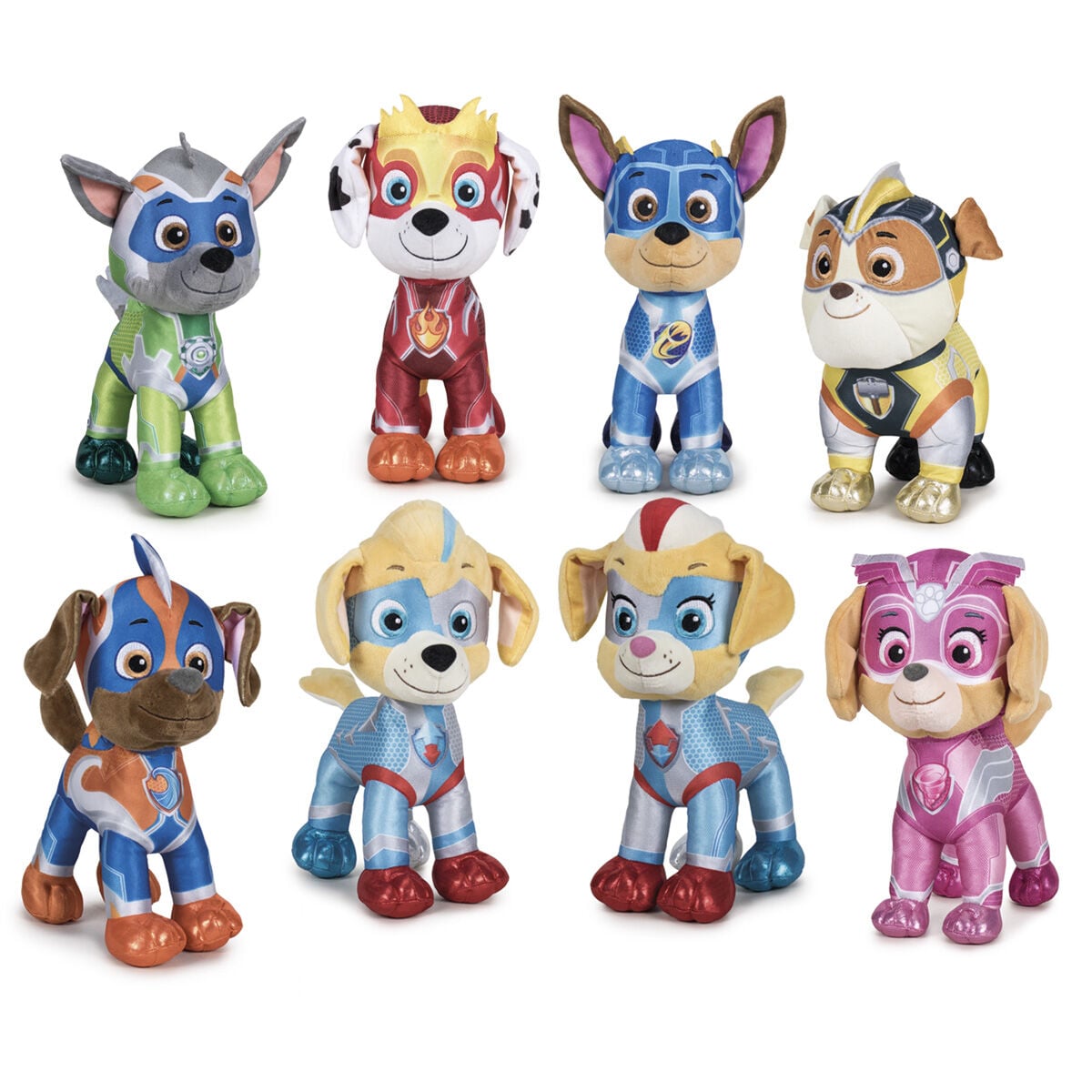 Peluche surtido Paw Patrol Mighty Pups Super Paws de 19 cm