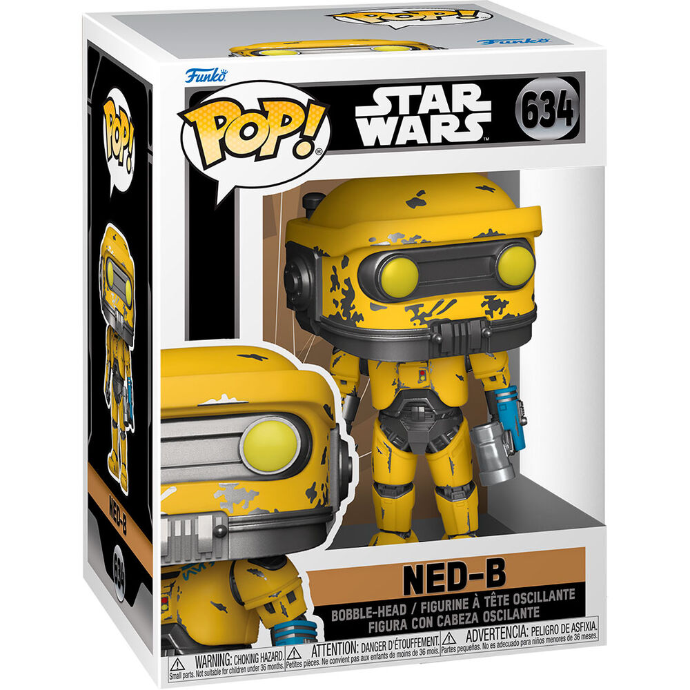 Figura Funko POP! de NED-B de Obi-Wan Kenobi en color amarillo - 2