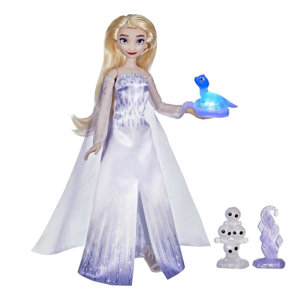 Muñeca Elsa de Frozen 2 con accesorios Snowgies y Bruni - 3