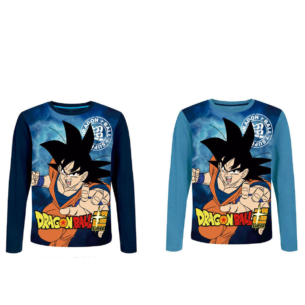 Camiseta infantil Dragon Ball Super de manga larga con Goku