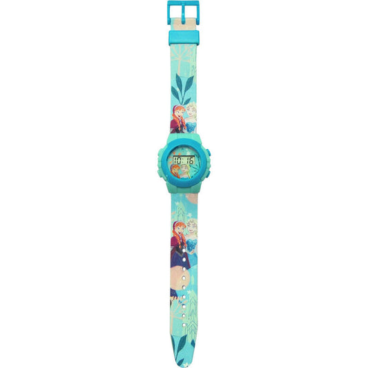 Reloj digital Frozen Disney turquesa con Elsa y Anna - 2