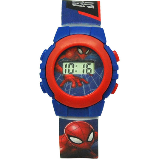 Reloj digital Spider-Man Marvel con correa blanca - 3