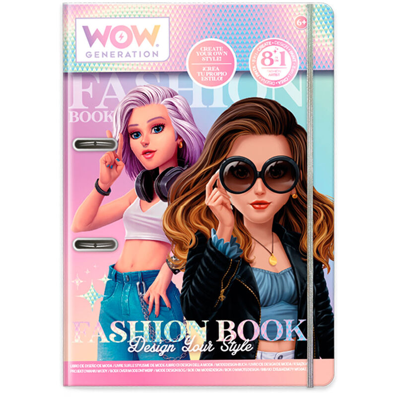 Libreta Diseña tu Estilo WOW Generation con portada ilustrada de moda - 3