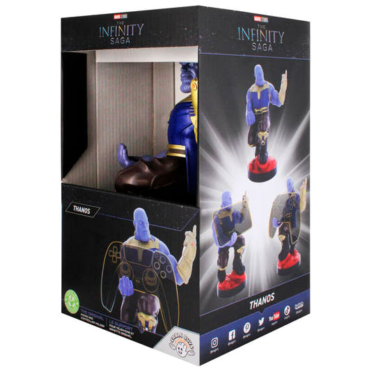 Soporte Cable Guy de Thanos Marvel con Guantelete del Infinito - 11