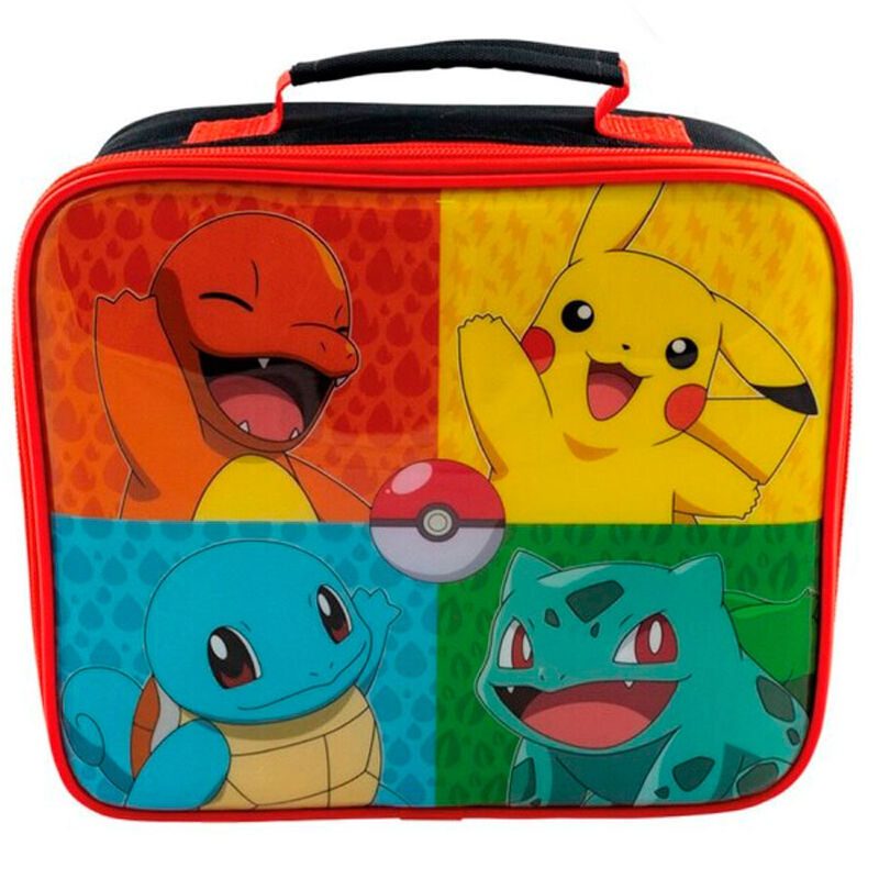 Bolsa portameriendas térmica Pokémon con Pikachu y otros personajes