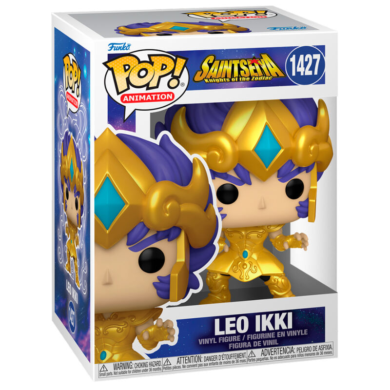 Figura Funko POP! Saint Seiya Leo Ikki con armadura dorada - 2