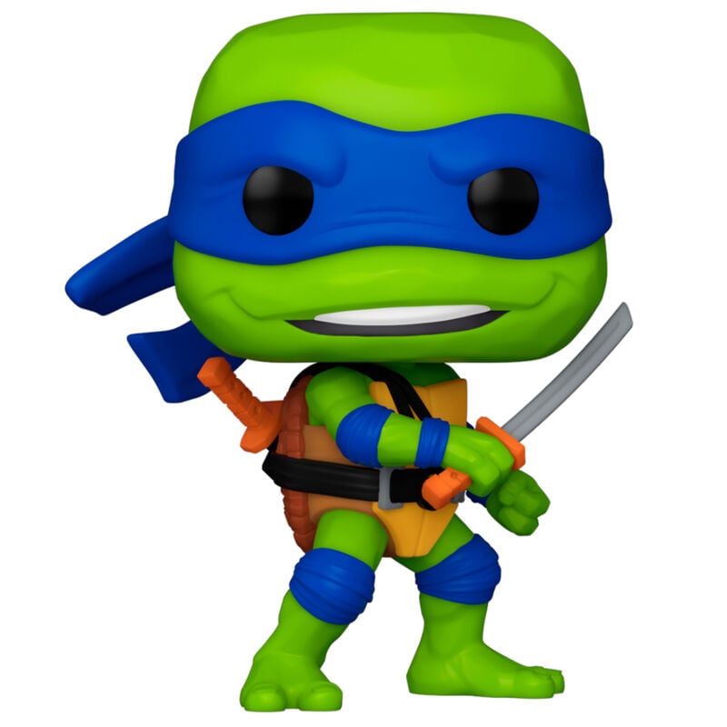Figura Funko POP! de Leonardo de Tortugas Ninja con máscara azul en su caja - 2