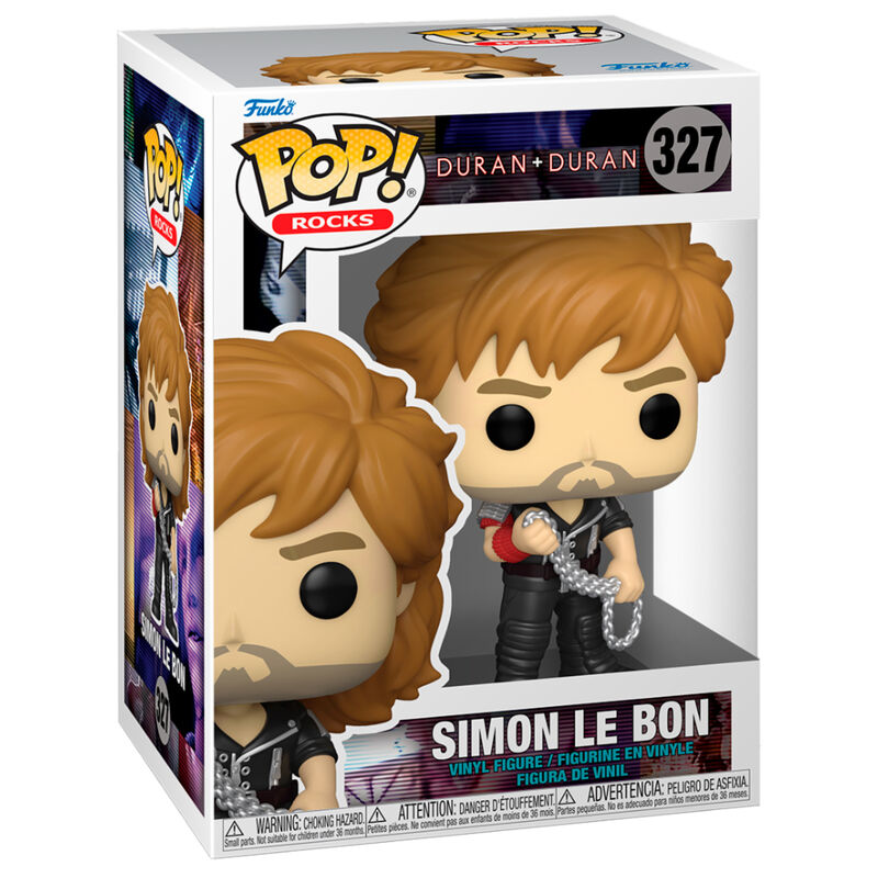Figura Funko POP! de Simon Le Bon de Duran Duran con cadena plateada - 2
