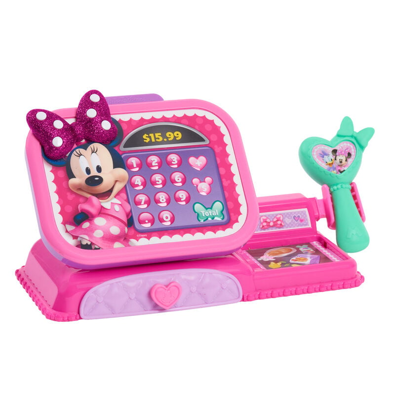 Caja registradora rosa de Minnie Mouse Disney con accesorios - 3