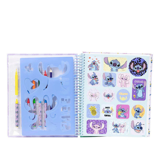 Álbum de actividades Stitch Disney con láminas para colorear - 2