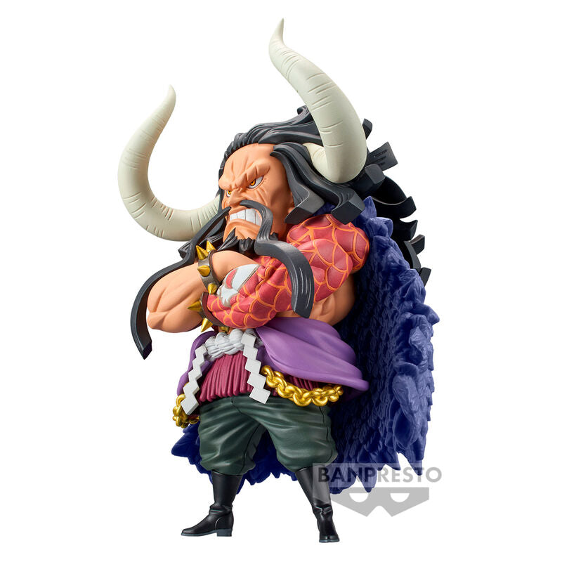 Figura de Kaido of the Beast de One Piece con cuernos y brazos cruzados - 3