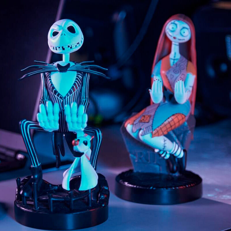 Soporte Cable Guy de Jack Skellington con Zero - 10