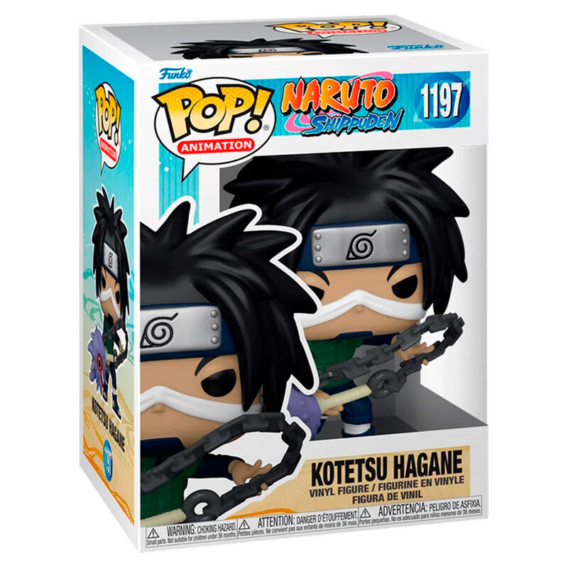 Figura Funko POP! de Kotetsu Hagane de Naruto Shippuden con cadena - 2