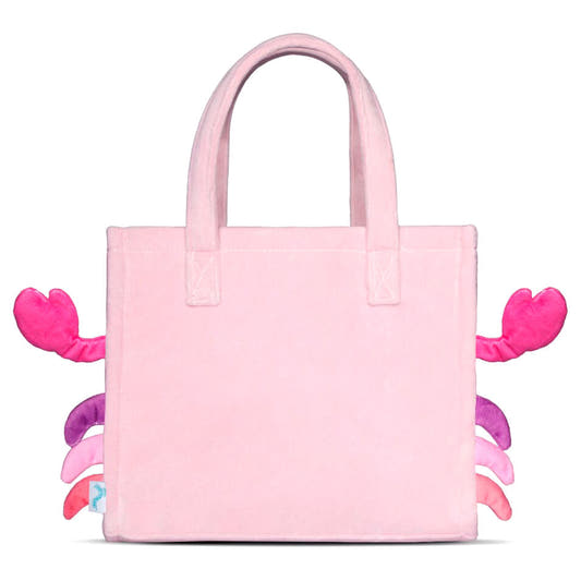 Bolso tote rosa de peluche Cailey Squishmallows con rostro bordado - 2