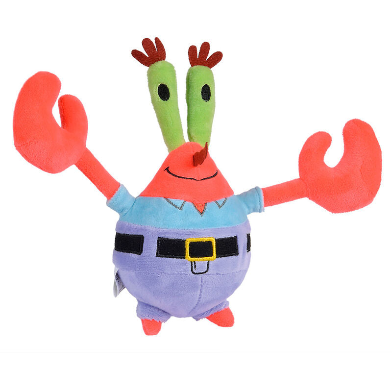 Peluche del Sr. Cangrejo de Bob Esponja con uniforme
