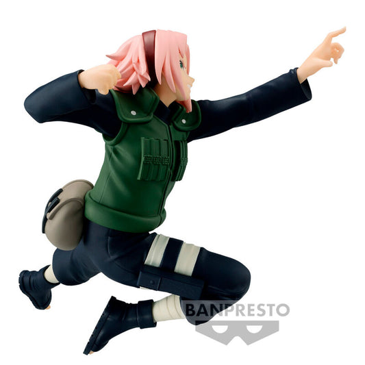 Figura de Haruno Sakura Vibration Stars de Naruto Shippuden en pose de acción - 2