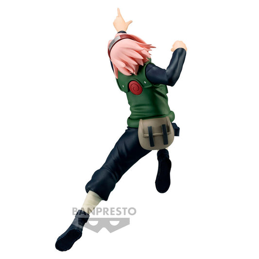 Figura de Haruno Sakura Vibration Stars de Naruto Shippuden en pose de acción - 3