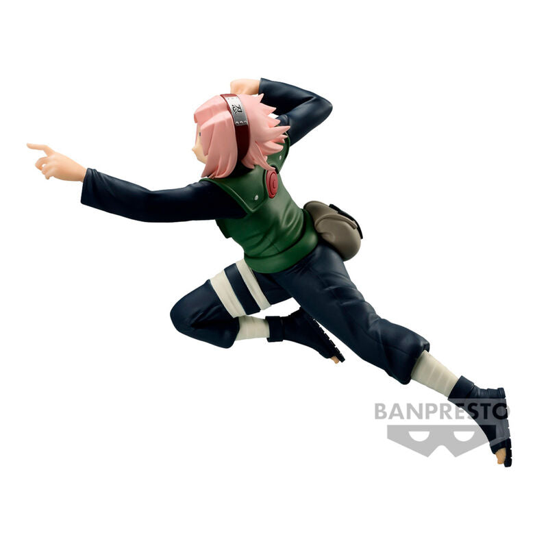 Figura de Haruno Sakura Vibration Stars de Naruto Shippuden en pose de acción - 4